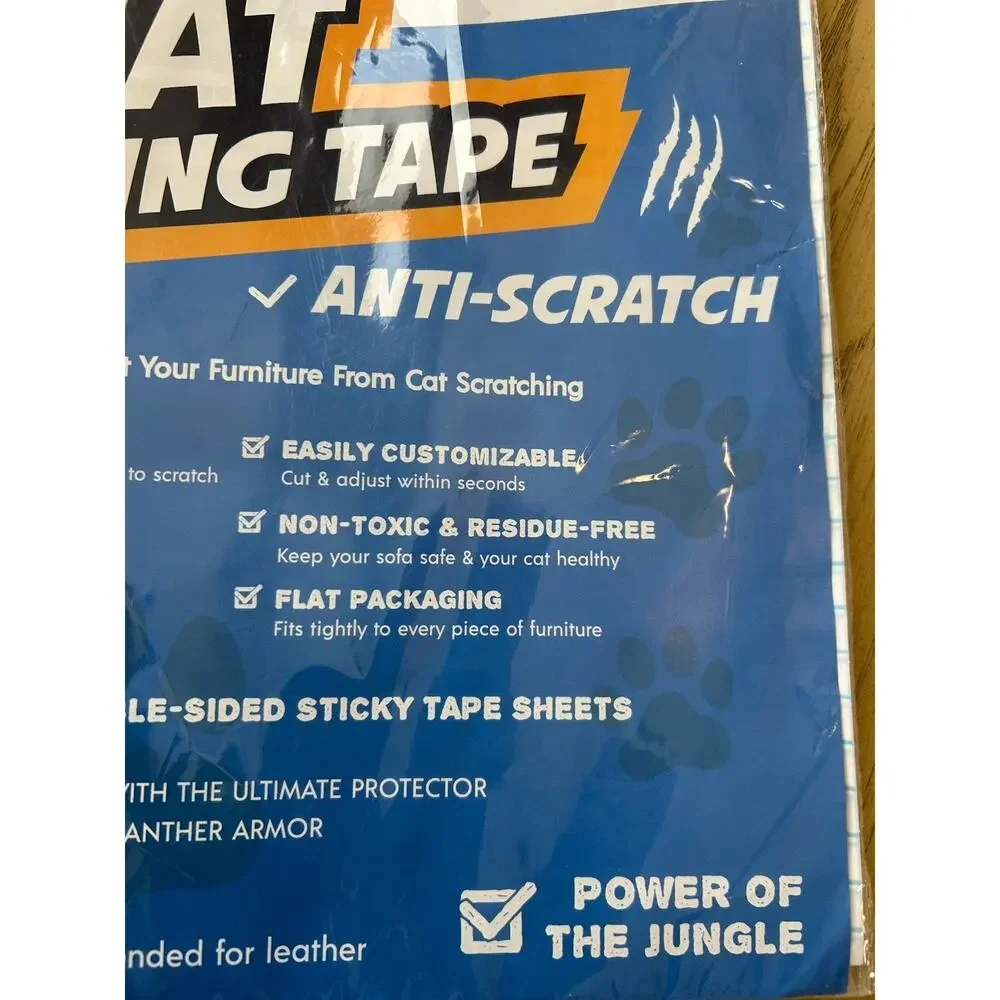 Panther Armor Cat Scratch Deterrent Double Sided Anti Scratching Sticky Tape
